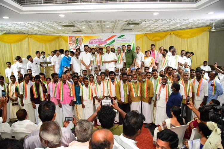 മറ്റു പാർട്ടികളിൽ നിന്നും കോൺഗ്രസ് പാർട്ടിയിലേക്ക് കുത്തൊഴുക്ക്:കെ സുധാകരൻ