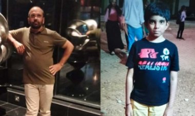 ടാങ്കർ ലോറിയിലേക്ക്  കാറിടിച്ച് കയറ്റി അച്ഛനും മകനും മരിച്ചു.