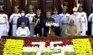 നിശ്ചയദാർഢ്യമുള്ള ജനതയിൽ രാജ്യത്തിന്റെ ഭാവി സുരക്ഷിതം'; വിടവാങ്ങൽ പ്രസം​ഗത്തിൽ രാംനാഥ് കോവിന്ദ് 