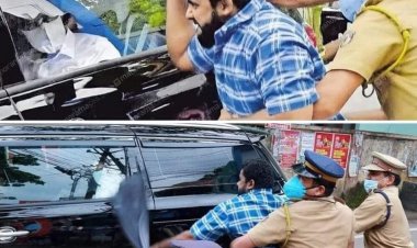 ആകാശത്തിലും മണ്ണിലും അഴിമതിവീരൻ മുഖ്യമന്ത്രിയെ പ്രതിഷേധത്തിന്റെ ചൂടറിയിച്ച് നിരന്തരം ഭയപ്പെടുത്തുന്ന സമര ഭടൻമാർക്ക് അഭിവാദ്യങ്ങൾ: കെ സുധാകരൻ