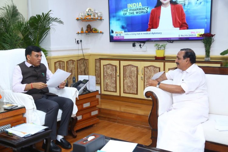 സ്ഥലമേറ്റെടുത്ത് നൽകുമ്പോൾ എയിംസിന് തത്വത്തിൽ അംഗീകാരം നൽകും; കേന്ദ്ര ആരോഗ്യ മന്ത്രി